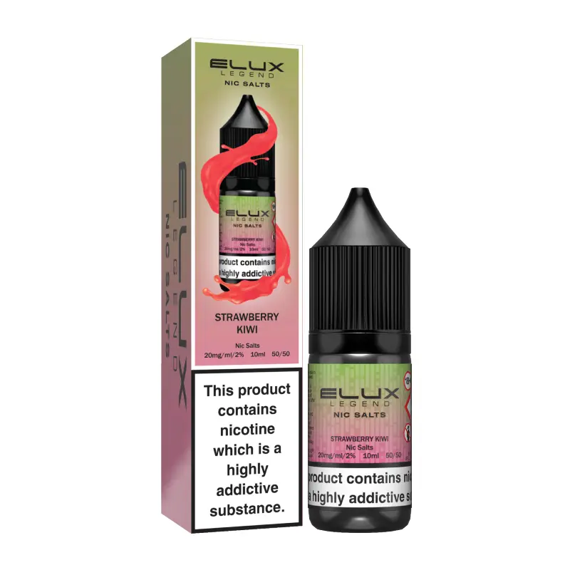 Strawberry Kiwi Nic Salt E-Liquid by Elux Legend 10ml